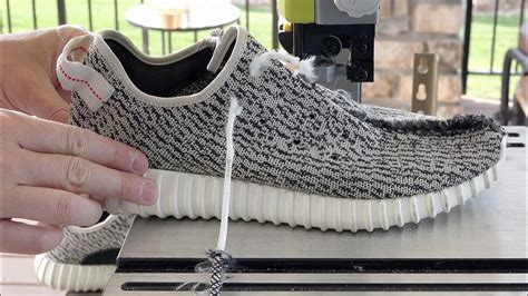 what do yeezys say on the side